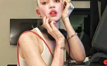 Grimes Reveals Bold New Face Tattoo Design
