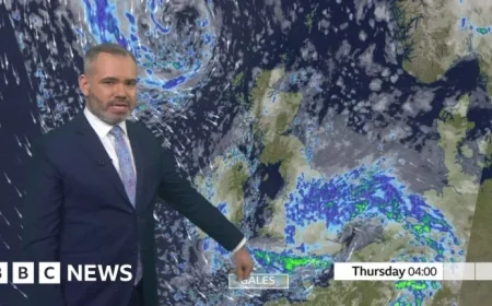 Watch the Weather Forecast as Storm Benjamin Approaches England and Wales