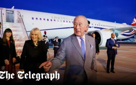 King and Queen Arrive in Rome for Audience with the Pope
