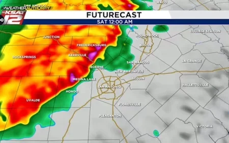Intense Friday Night Storms Could Bring Heavy Rainfall