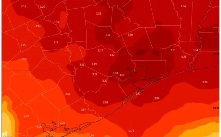 Houston braces for widespread rain showers this weekend with a stronger front approaching next week