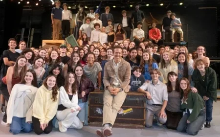 Highlights: Ryan Reynolds with Staples Players and Jim Abbott at the Library