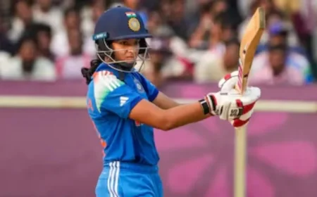 IND-W vs NZ-W Women’s World Cup 2025: Pratika Rawal Makes History as Joint Fastest to 1000 Runs in Women’s ODIs