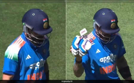 Virat Kohli’s Heartfelt Gesture to Fans After Consecutive Ducks Sparks Retirement Speculations