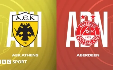 Live UEFA Conference League Coverage: AEK Athens vs Aberdeen with Radio Stream and Match Report