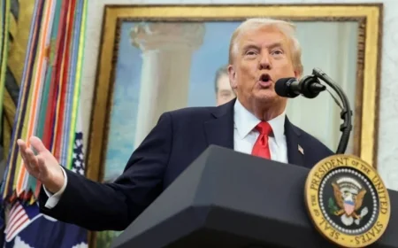 Trump Addresses Human Trafficking in Live White House Briefing