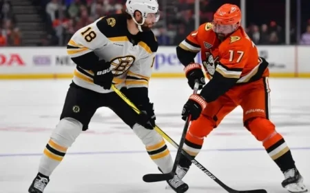 Bruins Aim to End 5-Game Losing Streak Against Ducks