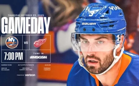 Islanders Face Off Against Red Wings: Game Preview
