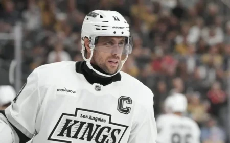 Anže Kopitar’s Injury Impact on Kings in Captain’s Final NHL Season
