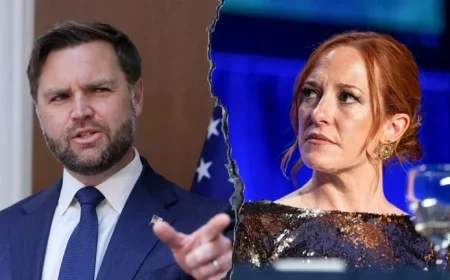 Vance Condemns Psaki’s Comments on Wife Usha as ‘Disgraceful’