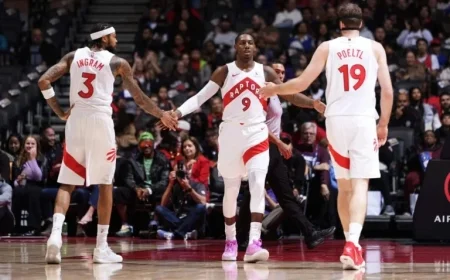Ingram, Barrett, Barnes Shine in Raptors Opening Game