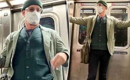Oscar Winner Tom Hanks Rides NYC Subway Disguised and Unrecognized