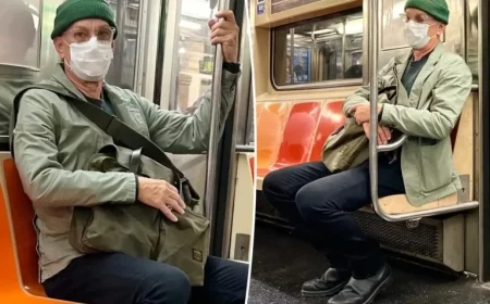 Hollywood Star Disguises Himself for NYC Subway Ride