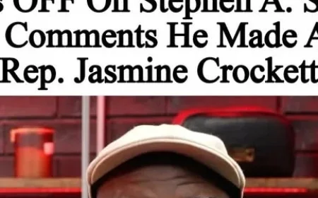 YouTuber Funky Dineva Criticizes Stephen A. Smith’s Comments on Rep. Jasmine Crockett