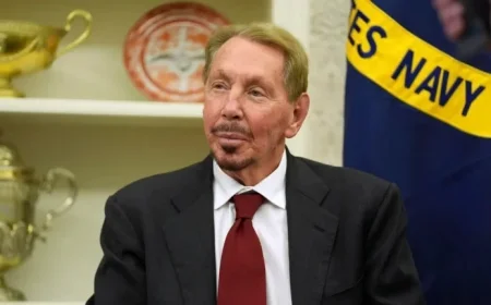Larry Ellison’s Net Worth Plummets $24 Billion Amid Oracle Decline
