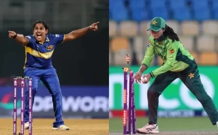 Explore Key Stats for SL-W vs PAK-W in Women’s World Cup 2025 Match 25