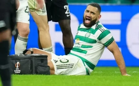 Cameron Carter Vickers Faces Significant Setback with Injury Timeline Revealed by Brendan Rodgers