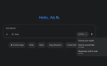 Gemini Update Enhances User Experience by Integrating Model Switcher into Prompt Bar