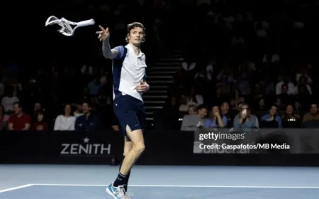 Vienna Tennis Showdown: Nakashima Faces Darderi, Bublik Battles Tabilo