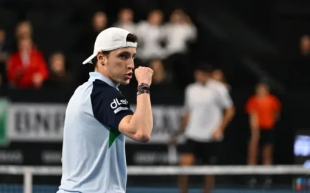 Humbert Triumphs Over Korda at 2025 Swiss Indoors Tennis Tournament