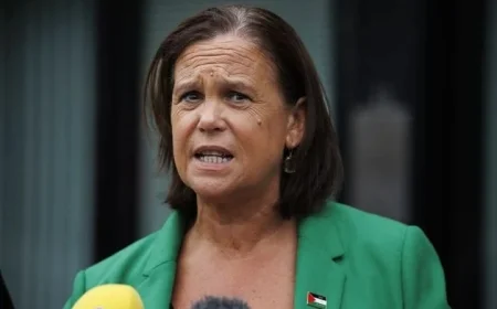 Mary Lou McDonald’s Call to Action: Police Alerted After Alleged Assault on Catherine Connolly Supporters in Dublin