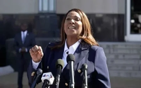 Letitia James Declares Innocence Following Court Appearance