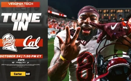 Virginia Tech Battles California: How to Watch Live