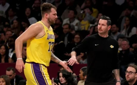 Lakers’ JJ Redick Updates on Luka Doncic’s Injury Status