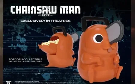 Chainsaw Man’s Beloved Pochita Debuts as Adorable Popcorn Bucket for Movie Fans