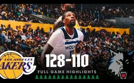 Minnesota Timberwolves Suffer 128-110 Defeat Against Los Angeles Lakers on October 24 2025