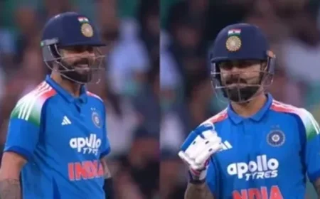 Virat Kohli Breaks Duck Streak, Celebrates Single Like a Century | Cricket