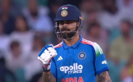 Virat Kohli’s Unique Celebration After Breaking Duck Streak Goes Viral