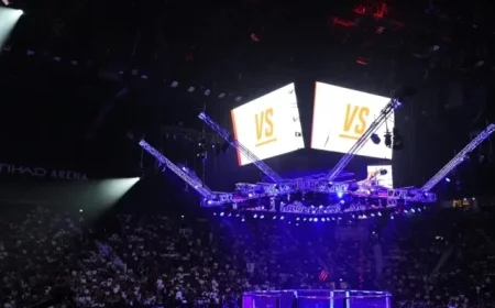 UFC 321: Aspinall vs. Gane Card Features Rising Lightweight Clash