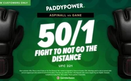 UFC 321 Preview: Get Enhanced 50-1 Odds on Aspinall vs Gane Ending Early
