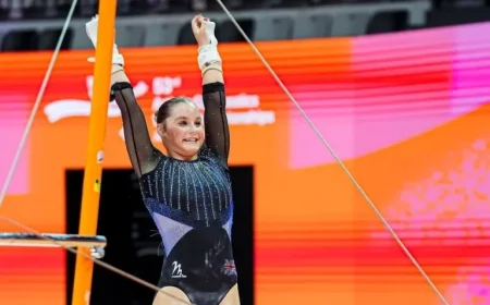 Abi Martin and Ruby Evans Shine in Top Ten Finish at World Gymnastics Final