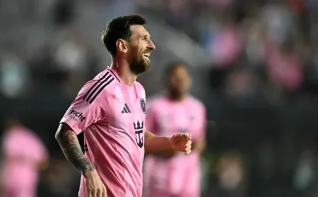 Lionel Messi’s Double Leads Inter Miami to Victory Over Nashville SC in MLS Cup Series Opener