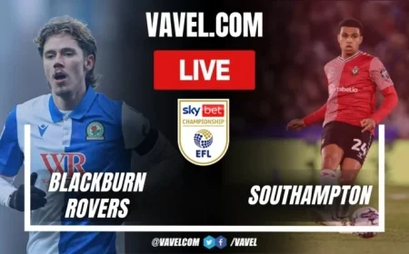 Live Updates: Blackburn Rovers vs Southampton EFL Championship Match