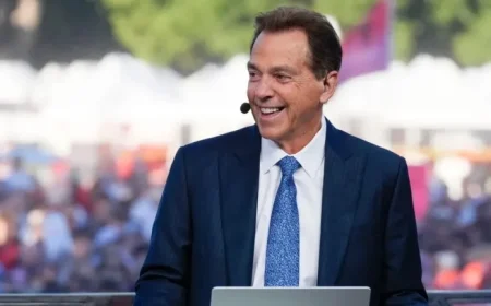 Nick Saban Joins Vanderbilt Bandwagon on ‘College GameDay’