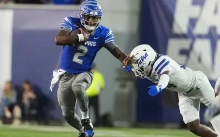 Brendon Lewis Injury Update Ahead of Memphis vs. USF Football Game