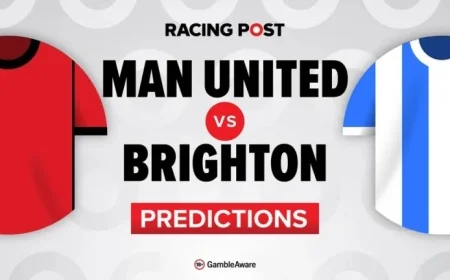 Manchester United vs Brighton Predictions and Odds: Team News, Betting Tips, and Bet Builder Insights
