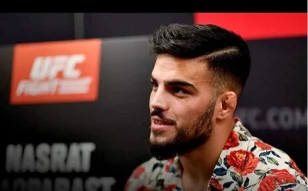 Afghan MMA Star Nusrat Haqparast Gears Up for Clash with Australian Opponent