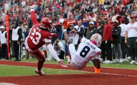 Auburn’s Cam Coleman Injures During Arkansas Game