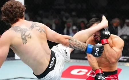 UFC 321 Highlights: Quillan Salkilld Delivers Jaw-Dropping Head Kick KO to Nasrat Haqparast