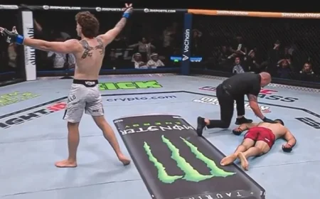 UFC 321 Prelims Conclude with Shocking Knockout of the Year Contender