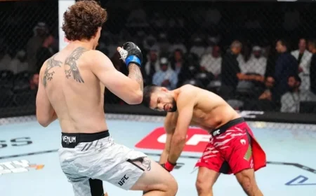 Jamahal Hill Dillon Danis and MMA World Stunned by Quillan Salkilld’s Brutal KO of Nasrat Haqparast That Felt Like a Murder