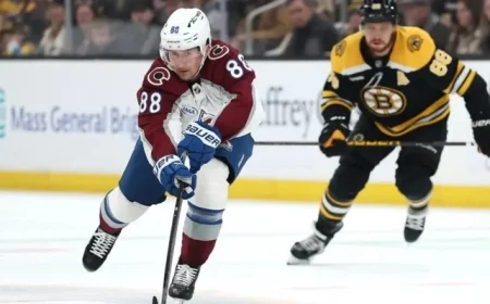 Avalanche Faces Bruins Rematch in Saturday Afternoon Showdown