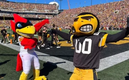 Iowa Hawkeyes Face Iowa State, UNI in Football Non-Conference Games