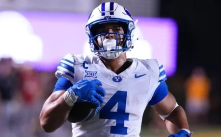 BYU RB LJ Martin Injured: Updates After Locker Room Exit
