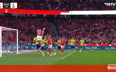Otamendi’s Powerful Header Propels Benfica to a 3-0 Victory