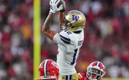 Washington WR Denzel Boston Impressed Steelers Scout Troy Fautanu Before Breakout
